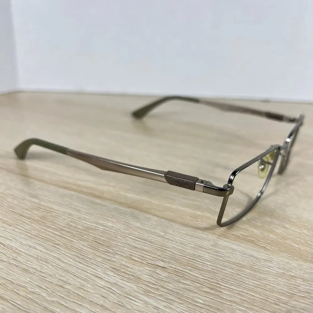 Ray-Ban RB6275 2762 Eyeglasses Gunmetal Light Brown Green 52-17-145